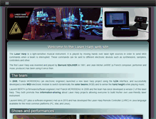 Tablet Screenshot of harpelaser.com